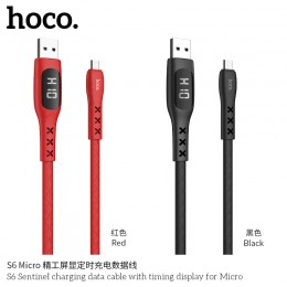 S6 Sentinel Charging Data Cable With Timing Display For Micro