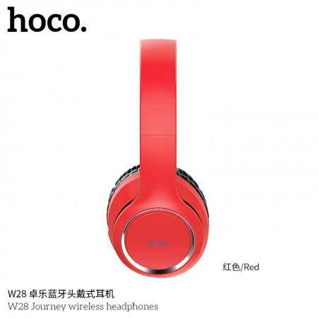 W28 Journey Wireless Headphones - Red