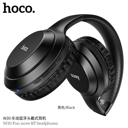 W30 Fun Move BT Headphones-Black